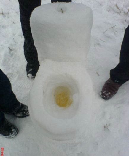 Снеговиковый туалет