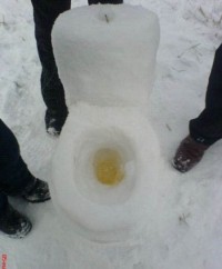 Снеговиковый туалет
