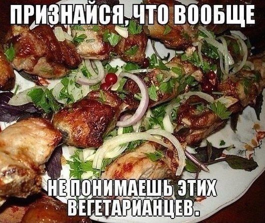 Непонимание вегетарианцев