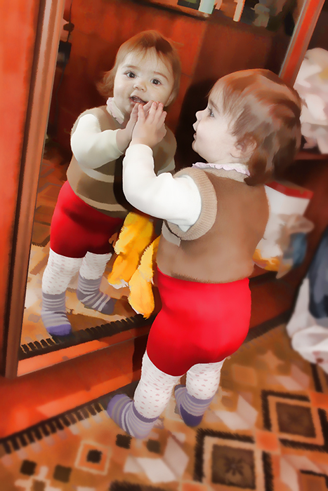 Ксюша в красном