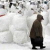 бабуля и снеговики