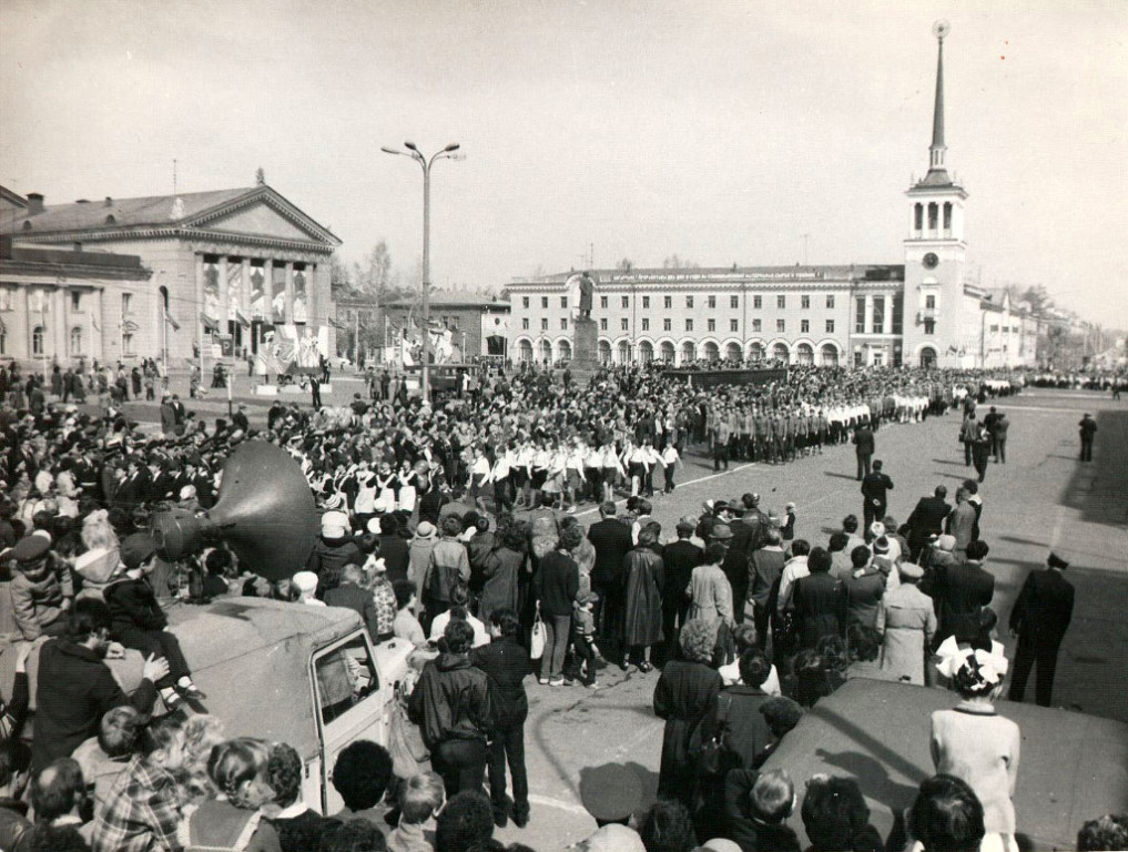 1970 день победы, площадь ленина