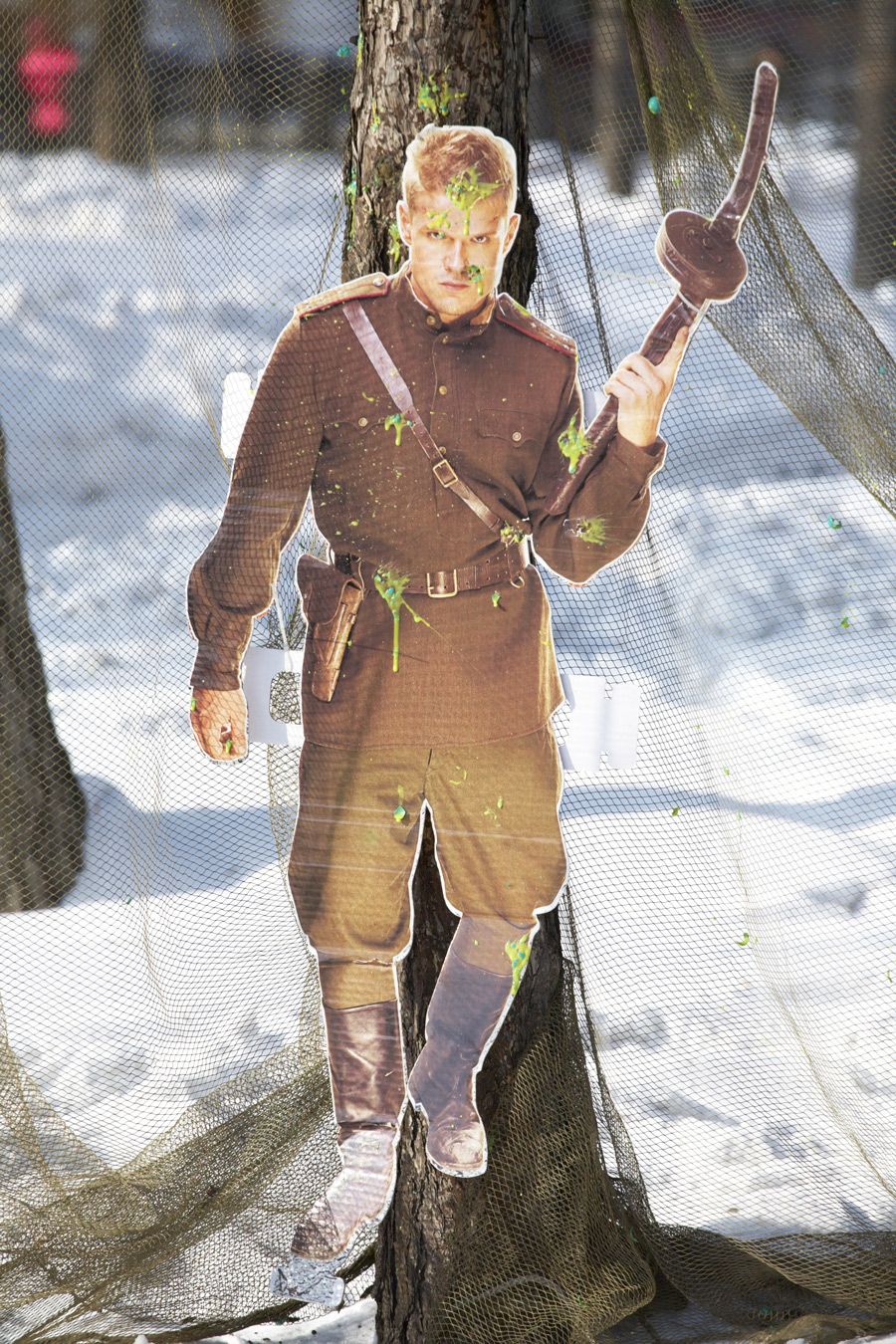 Расстрелянный воин Красной Армии