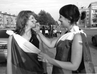 Современный женский макияж актуален для футбольной России