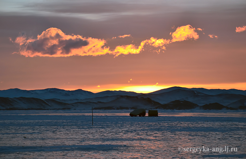Очередной восход солнца на Байкале