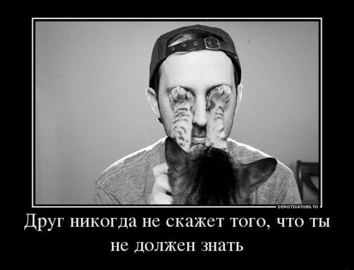 Друг не скажет...