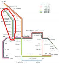 Схема трамваев