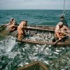 Рыбаки ловят омуль на Байкале (1975 год)