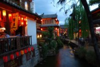 Улица города Лицзян в Китае