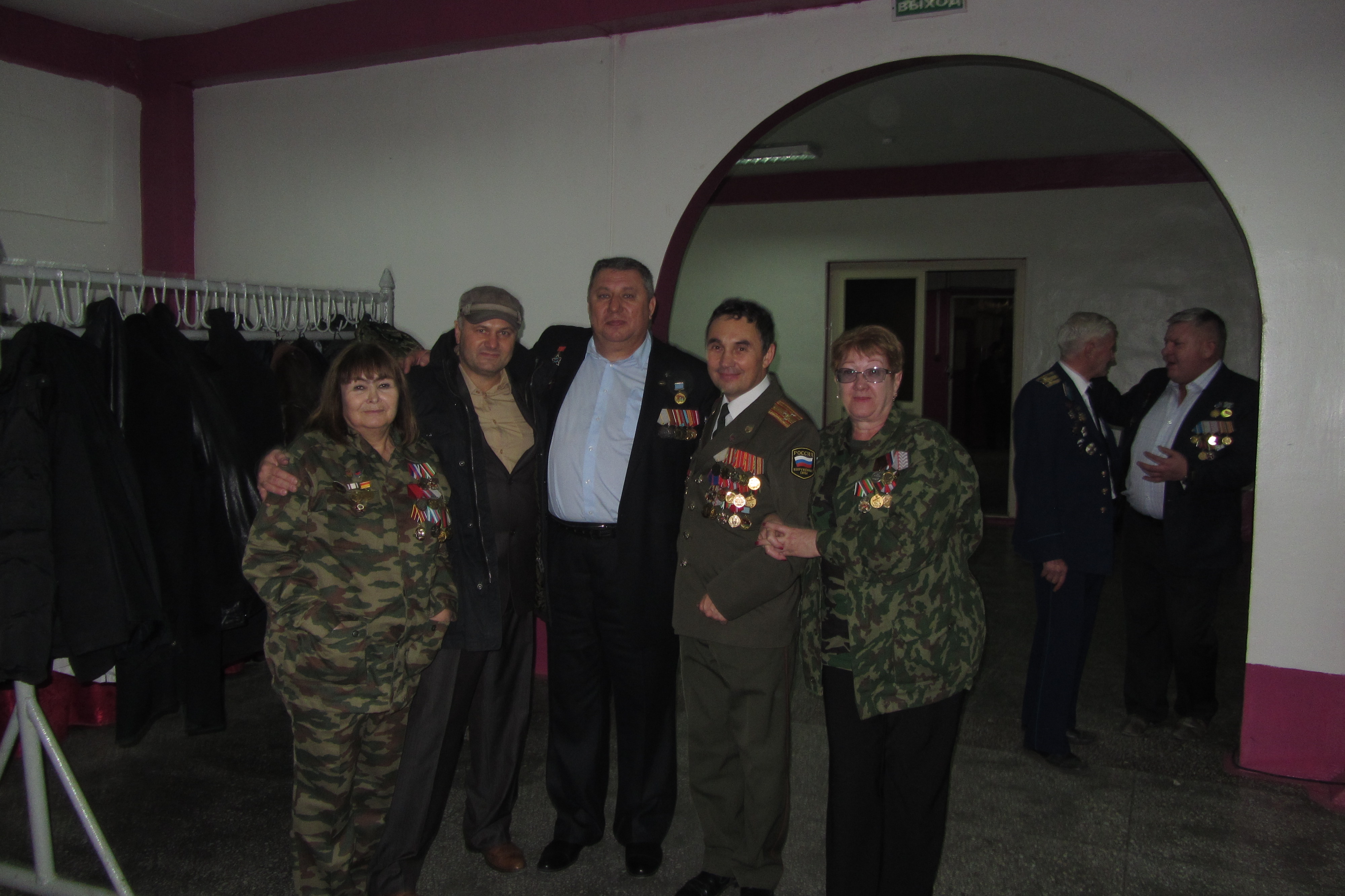 Встреча с боевыми товарищами из Иркутска и Зимы.