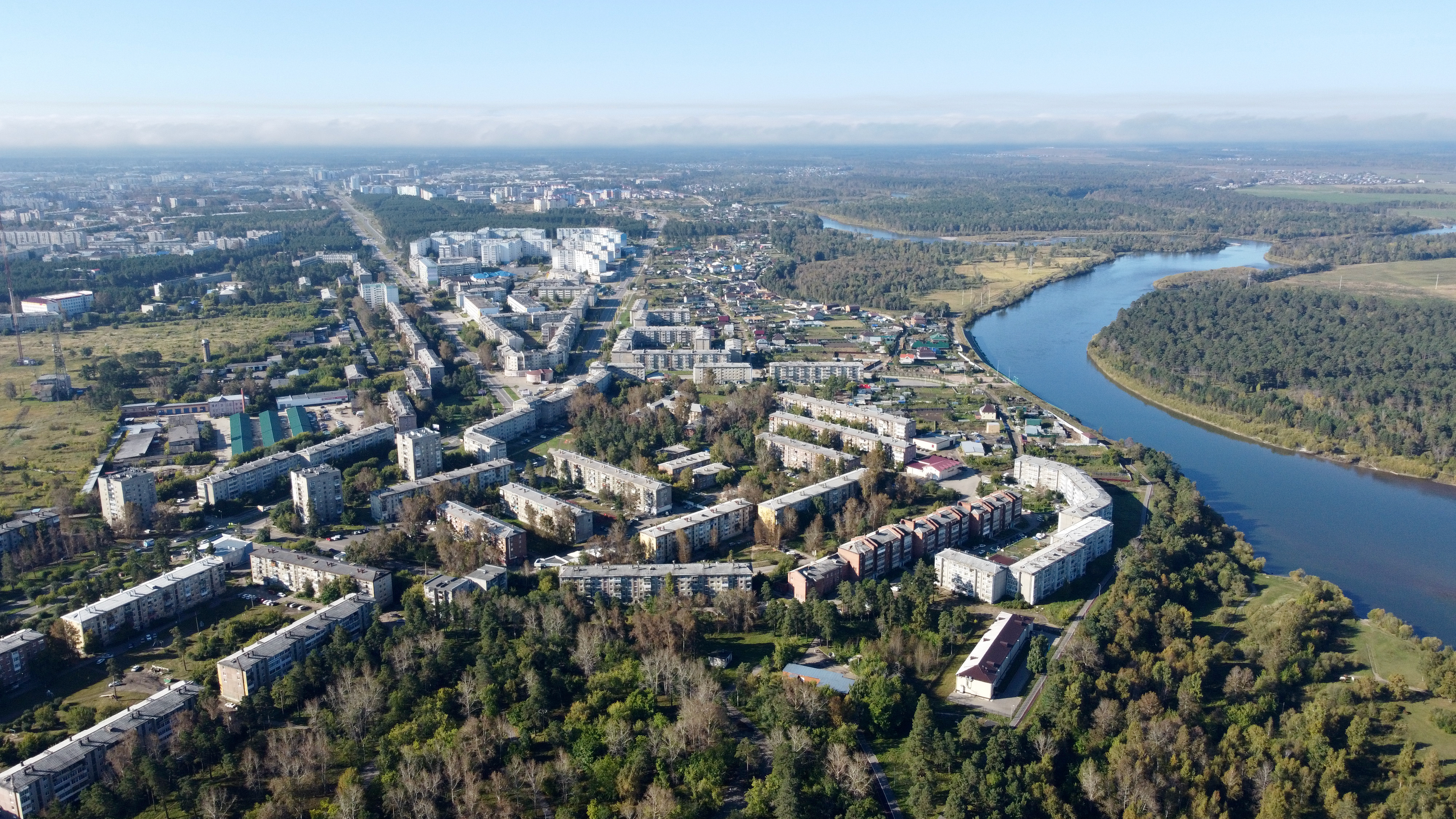 Вид на 95 кв-л и далее