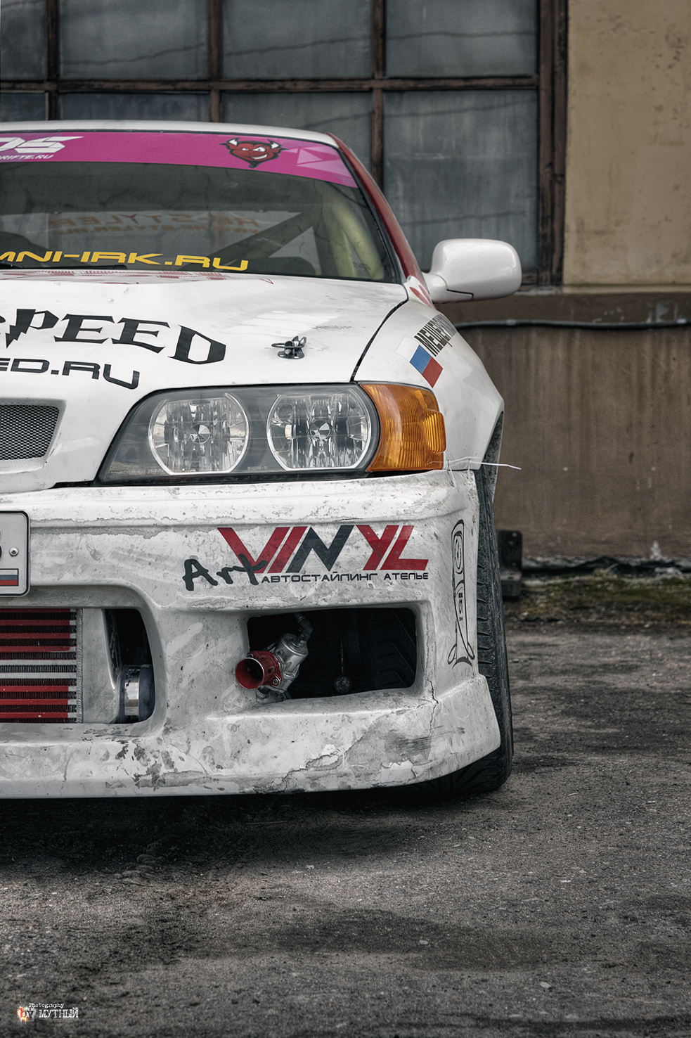 Чайзер на тренировке