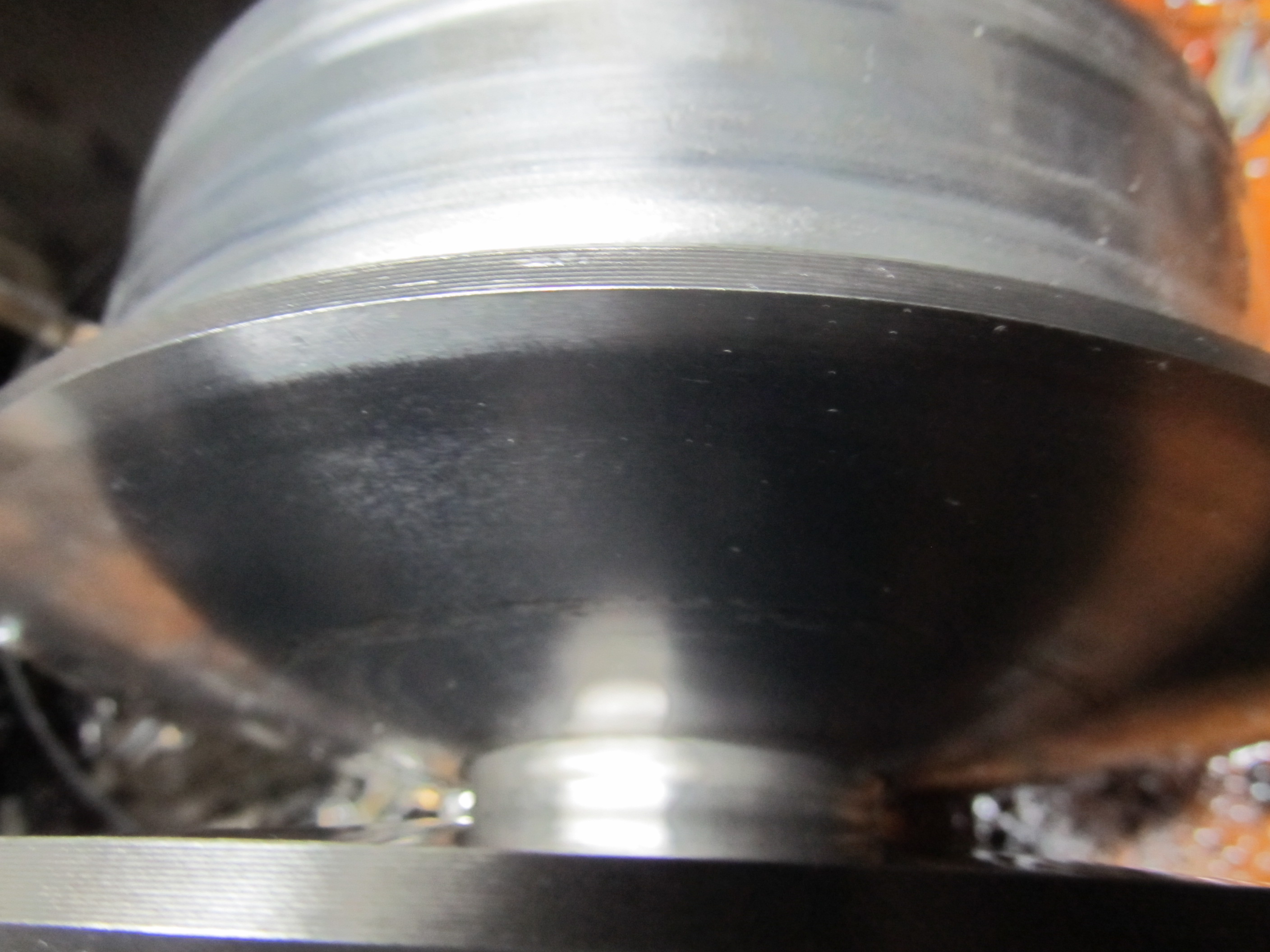 наволакивания и риски на конусах