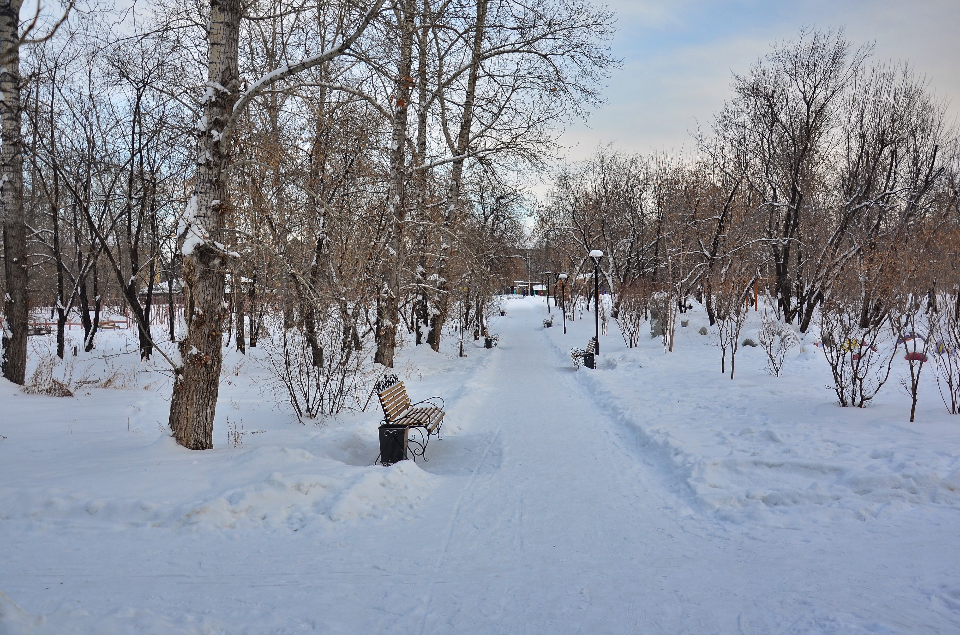 Дорожка к горке.
