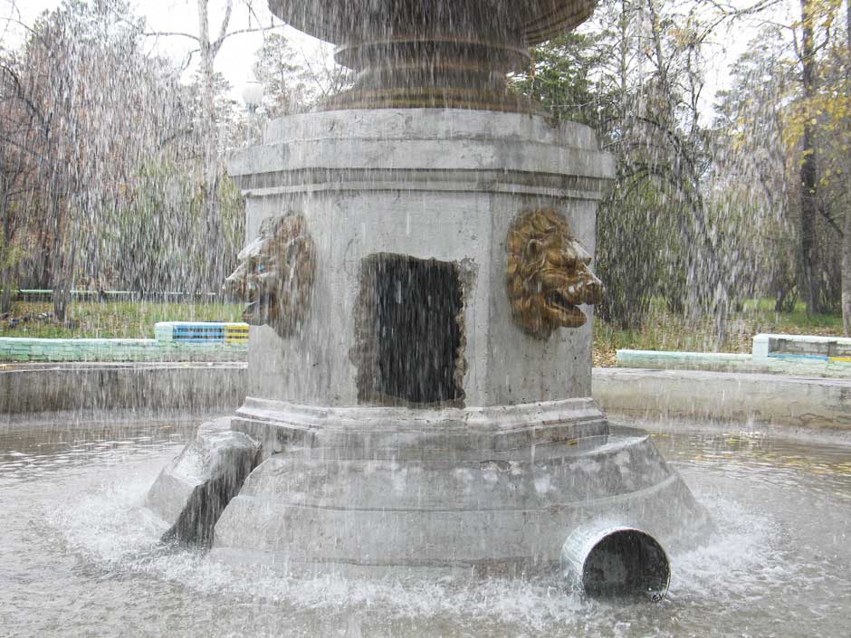 Таким фонтан я никогда не видел