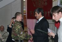 День Конституции, глава вручает паспорт юному ангарчанину