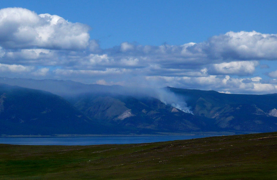 Горит тайга