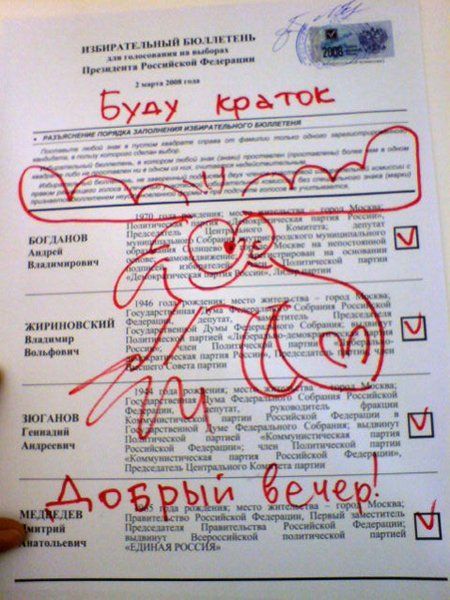 Как голосовали в России 2