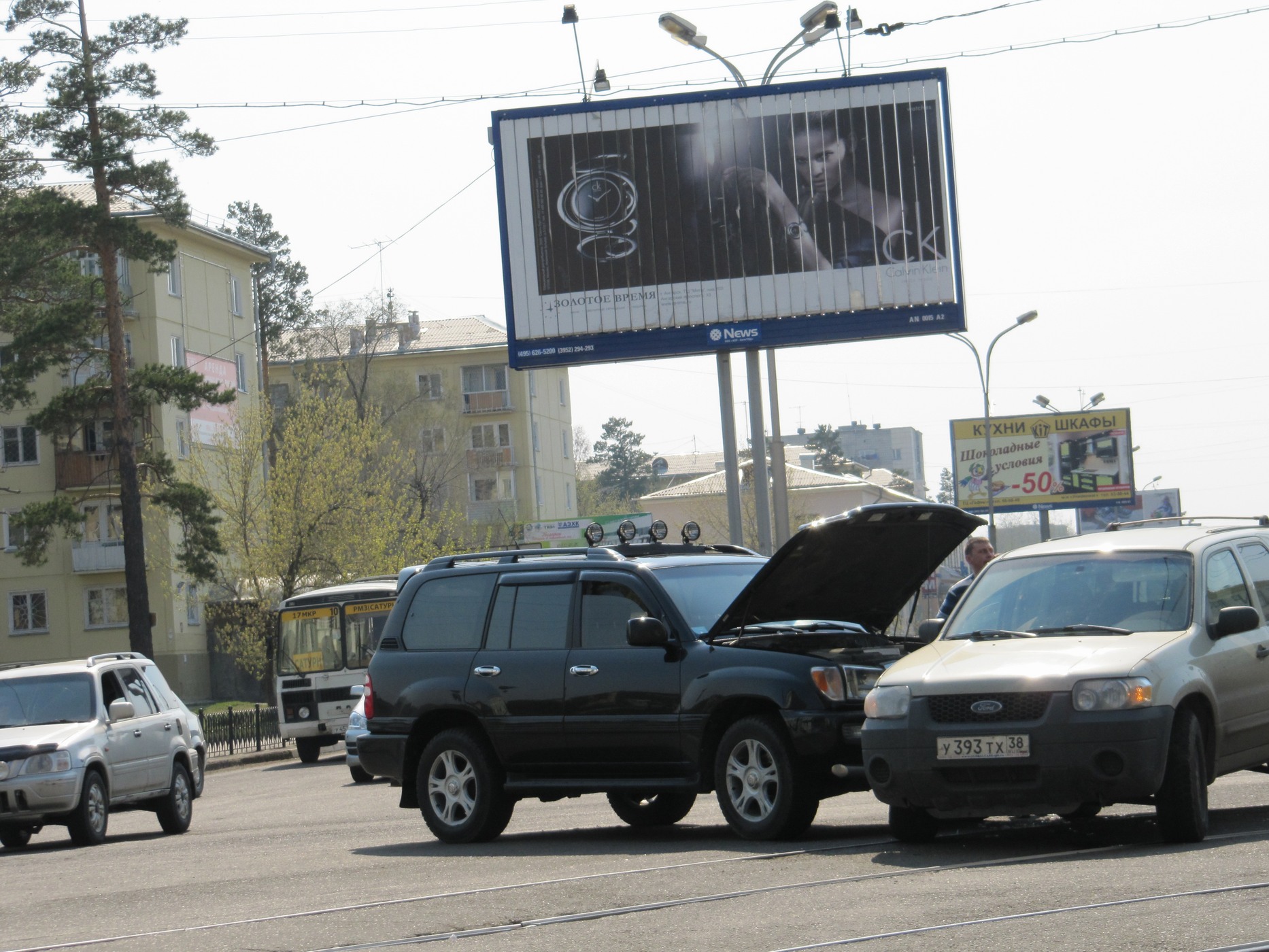ДТП 14 мая, 16:55 на перекрестке ост. "Швейная фабрика"
