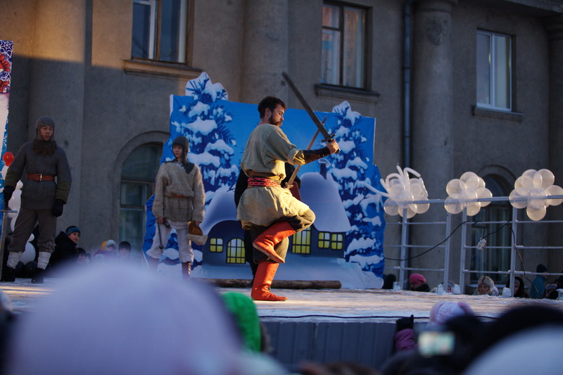 А вот настоящие воины