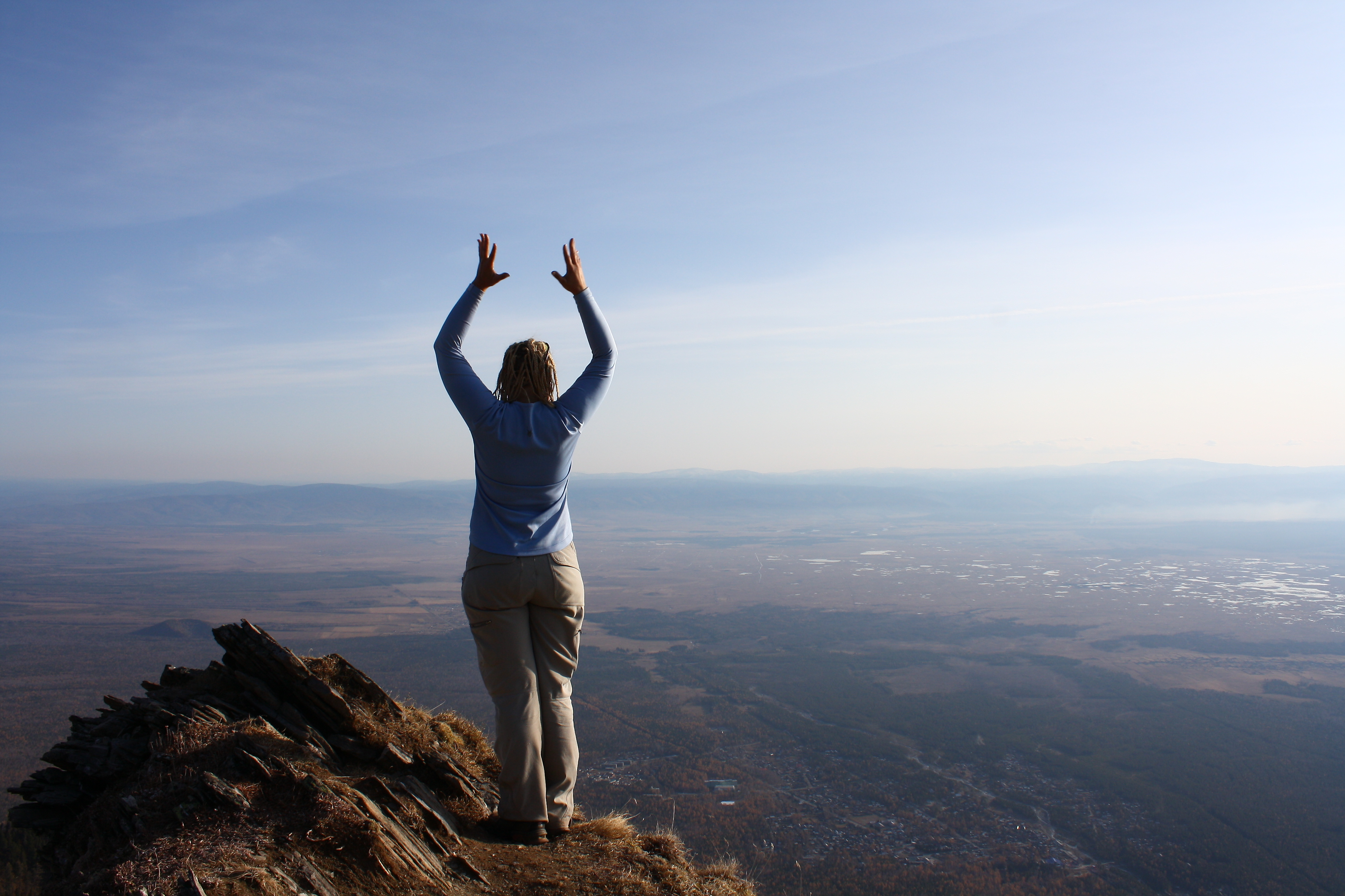 Разминка на закате