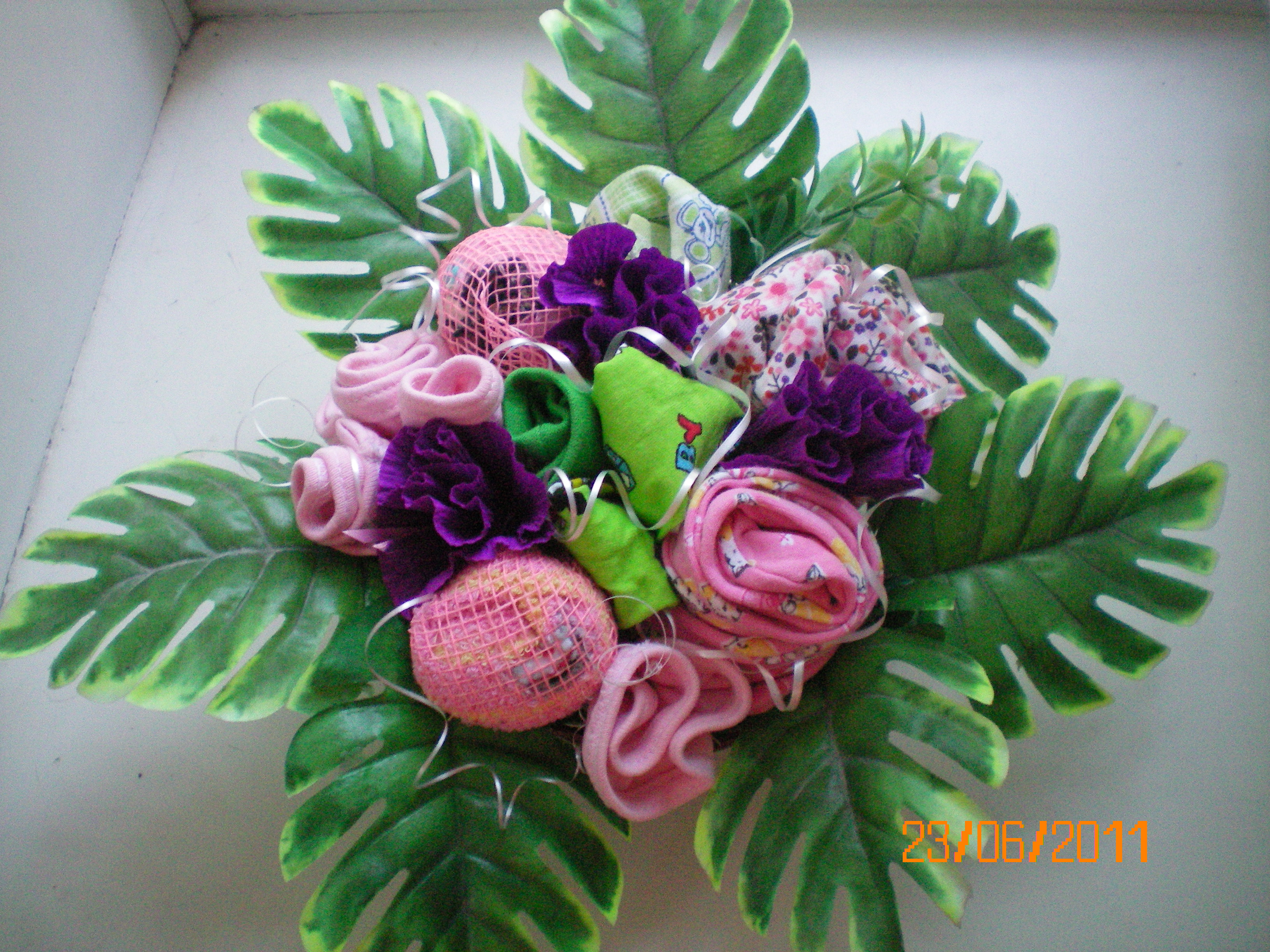 букет для новорожденного