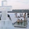 Купель останется на этом месте до весны Купель останется на этом месте до весны