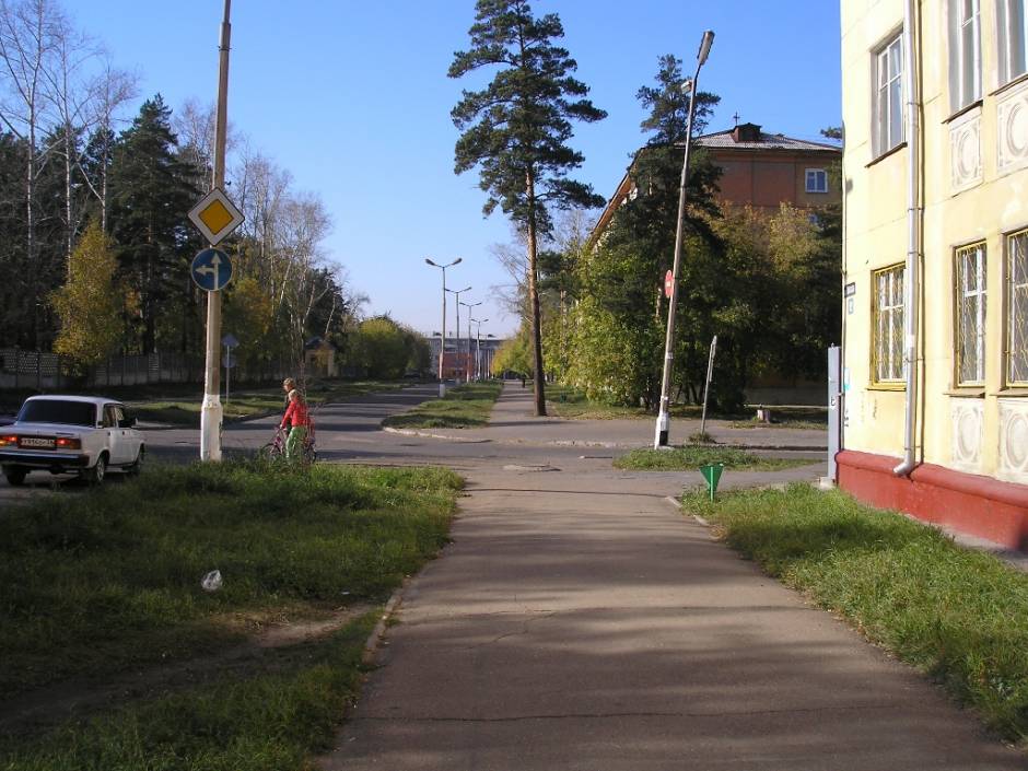 перекресток ул. Красная и ул. Новокшенова