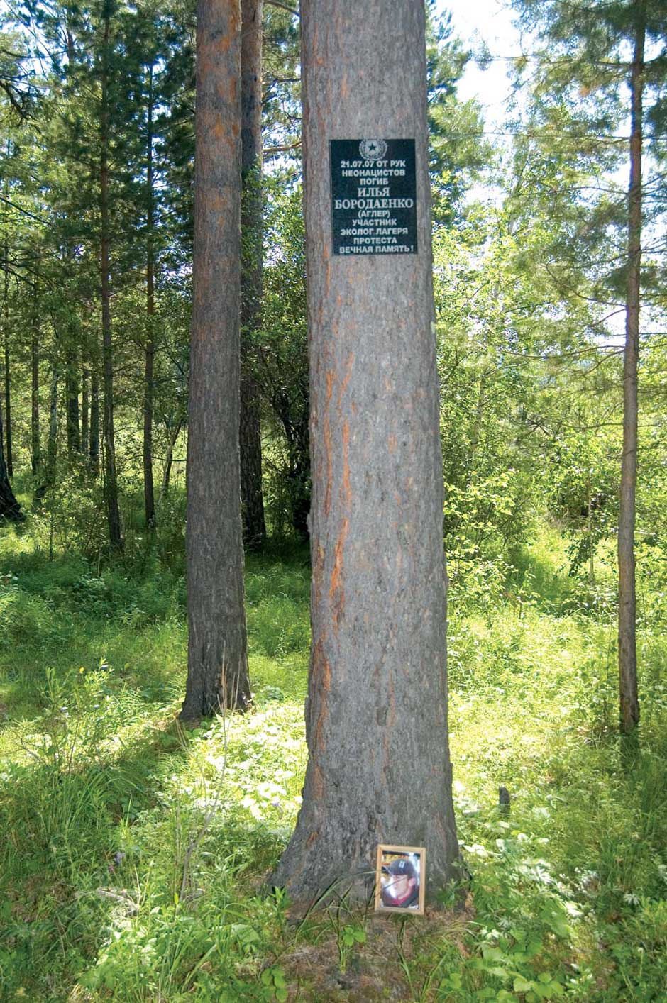 Место гибели Ильи БОРОДАЕНКО