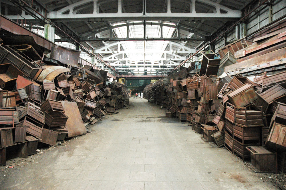 Металл, приготовленный для вывоза в Китай