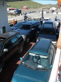 Заехали на паром