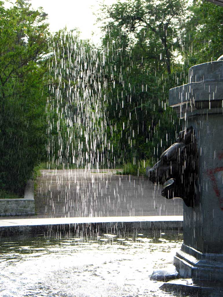 Фонтан в парке