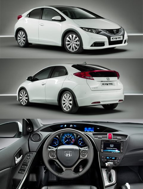 Официальное фото нового Honda Civic 2012