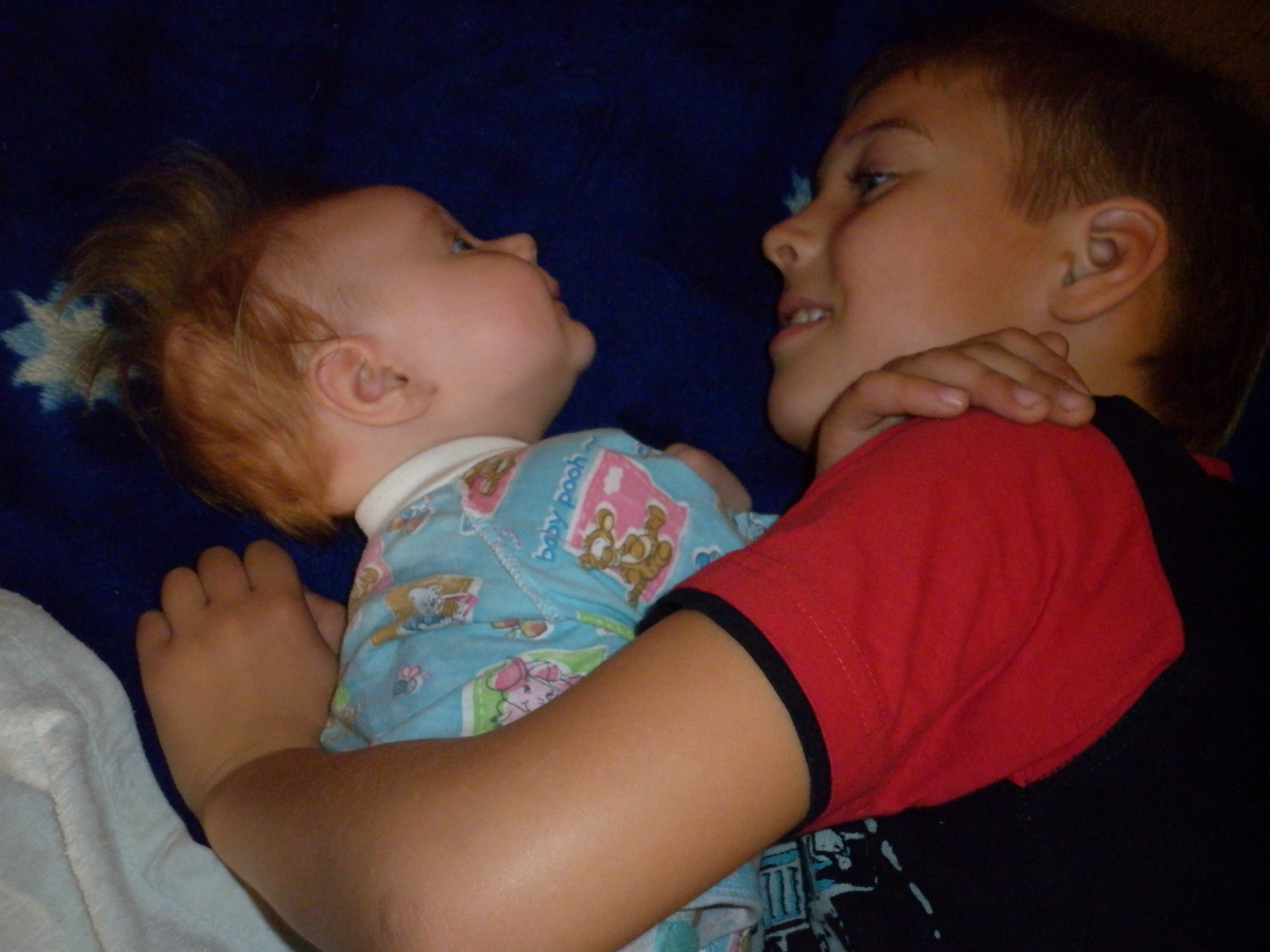 Любимый сыночек и лапочка дочка!