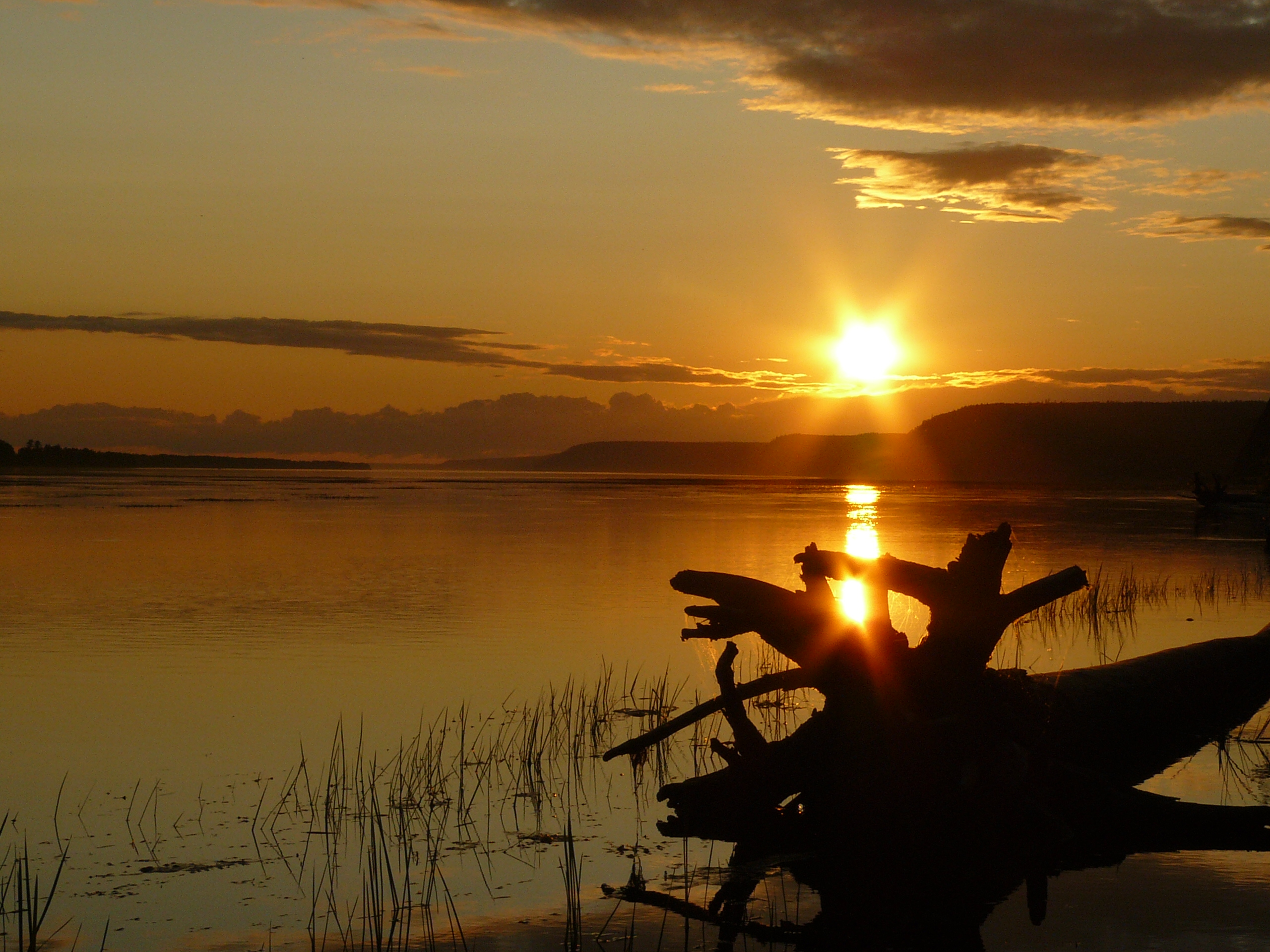 Закат на Ангаре