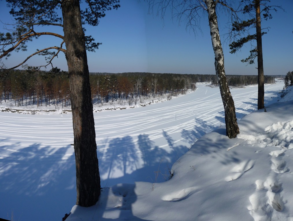 Вид на зимний Китой