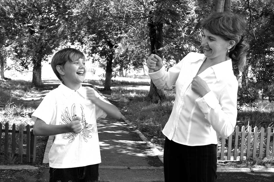 Петя Мурашов и его учительница