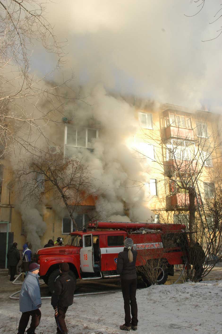 Пожар в 88 квартале