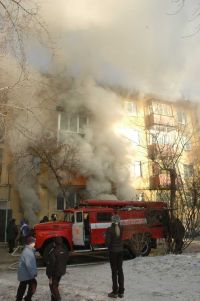 Пожар в 88 квартале