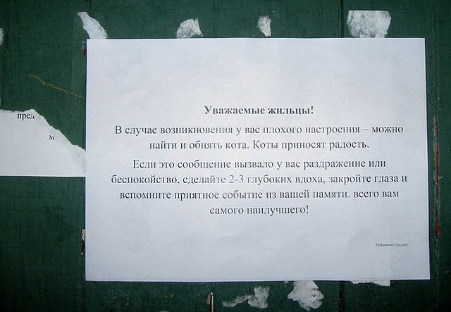 приятного настроения