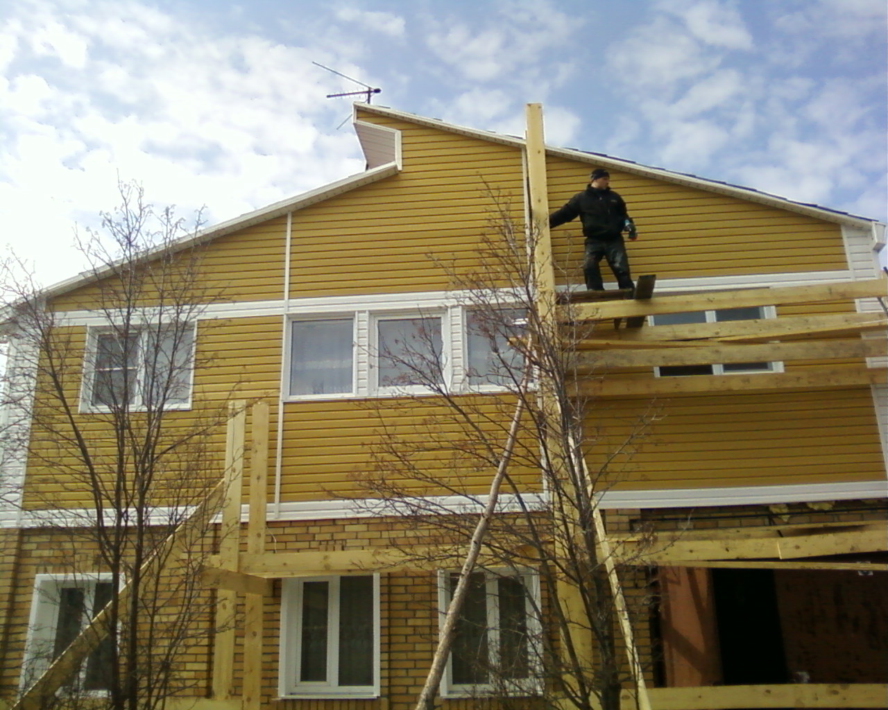 леса из досок