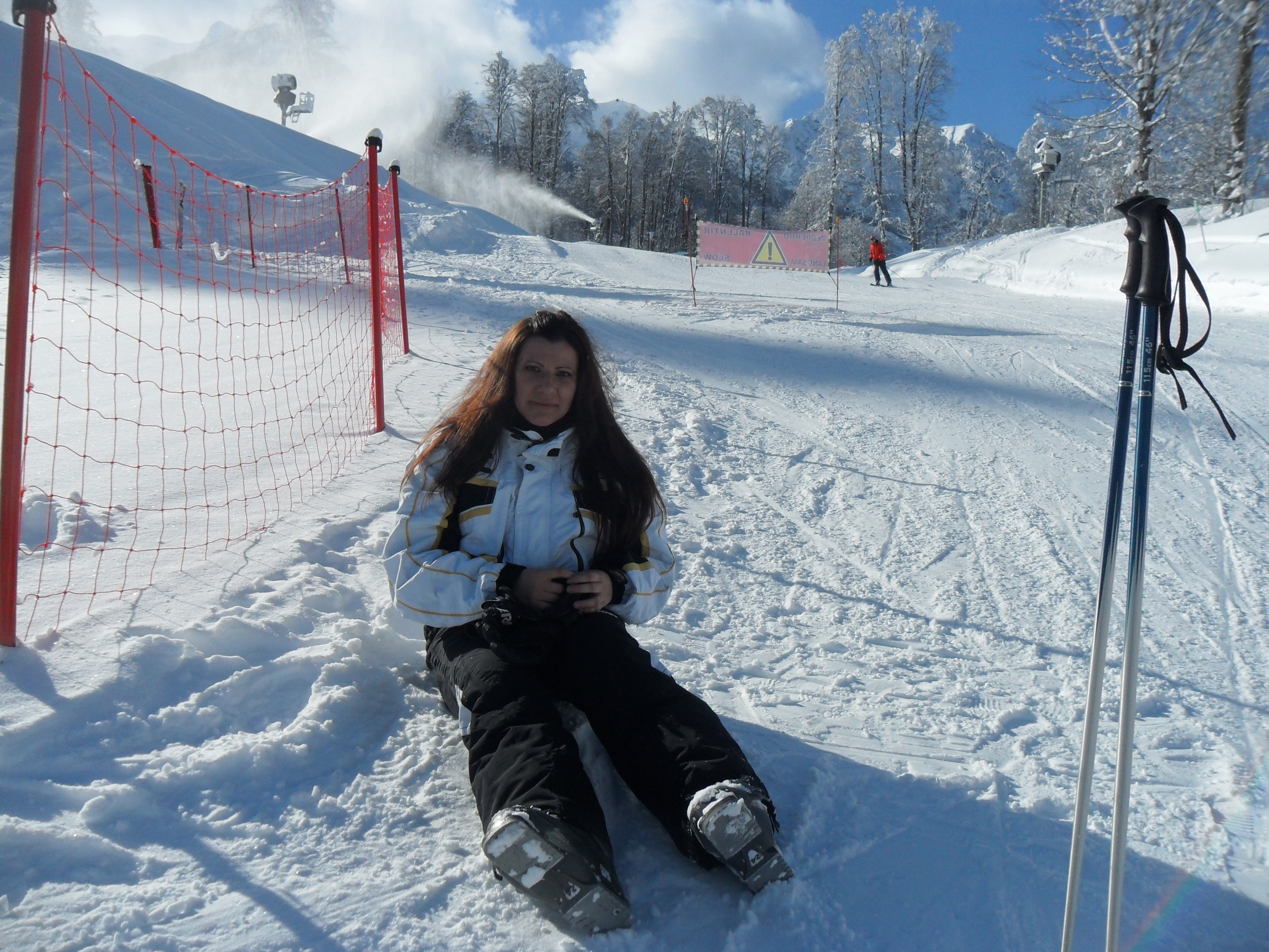 да  не   упала   я...просто  устала)