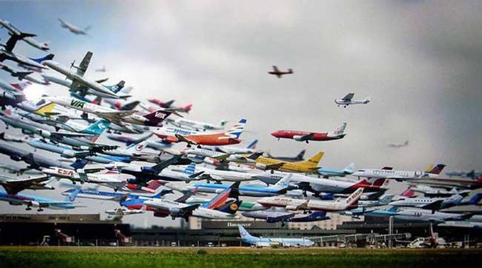 Последствие блокады аэропорта (шутка)