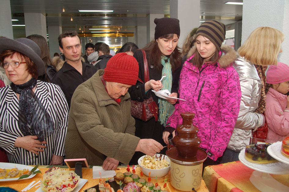 «Шоколадный рай» запустил шоколадный фонтан