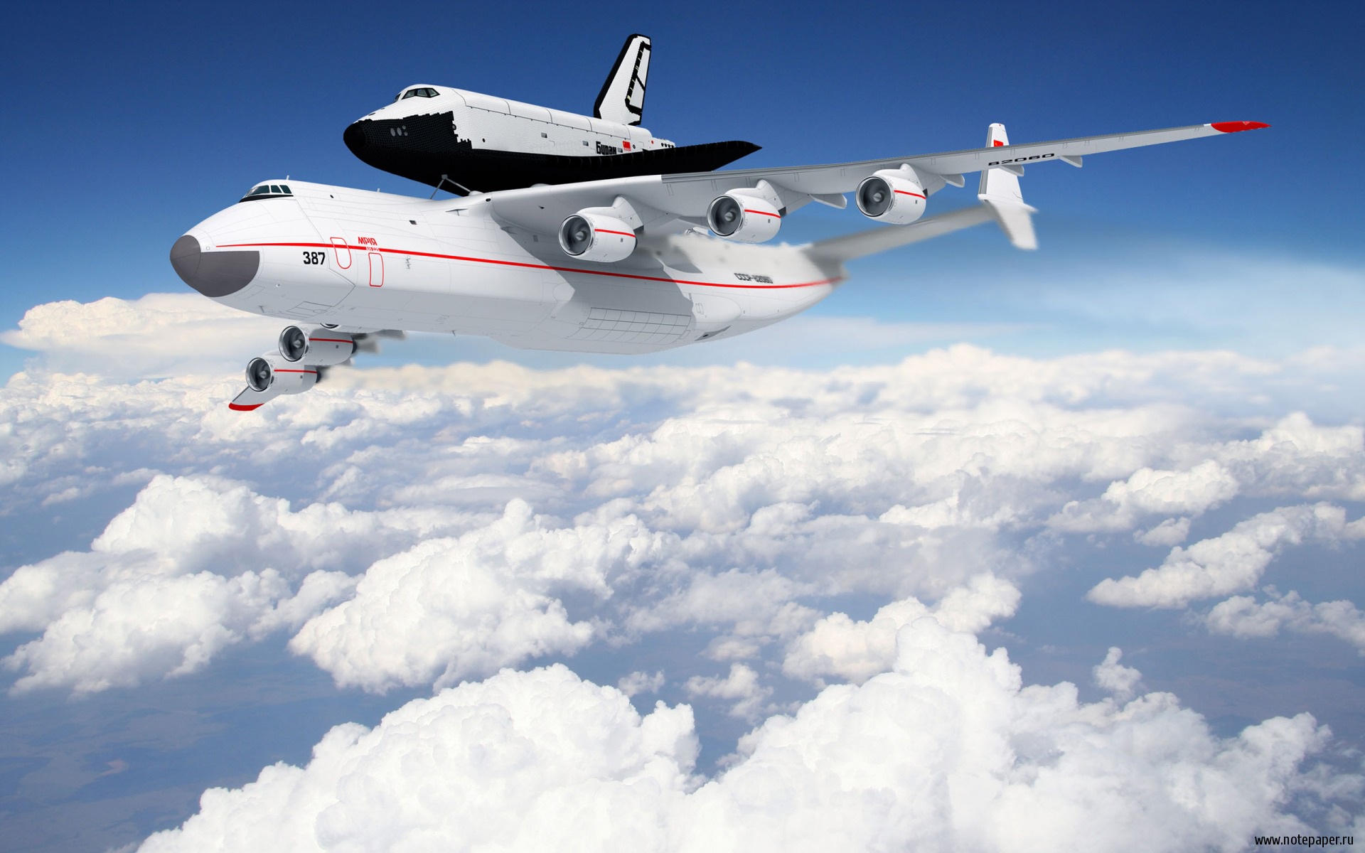Shuttle carrier aircraft