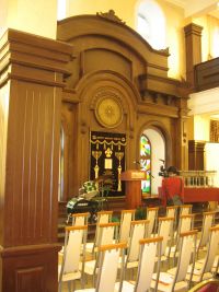 Внутренне убранство восстановлено по фотографиям 19 века Внутренне убранство восстановлено по фотографиям 19 века