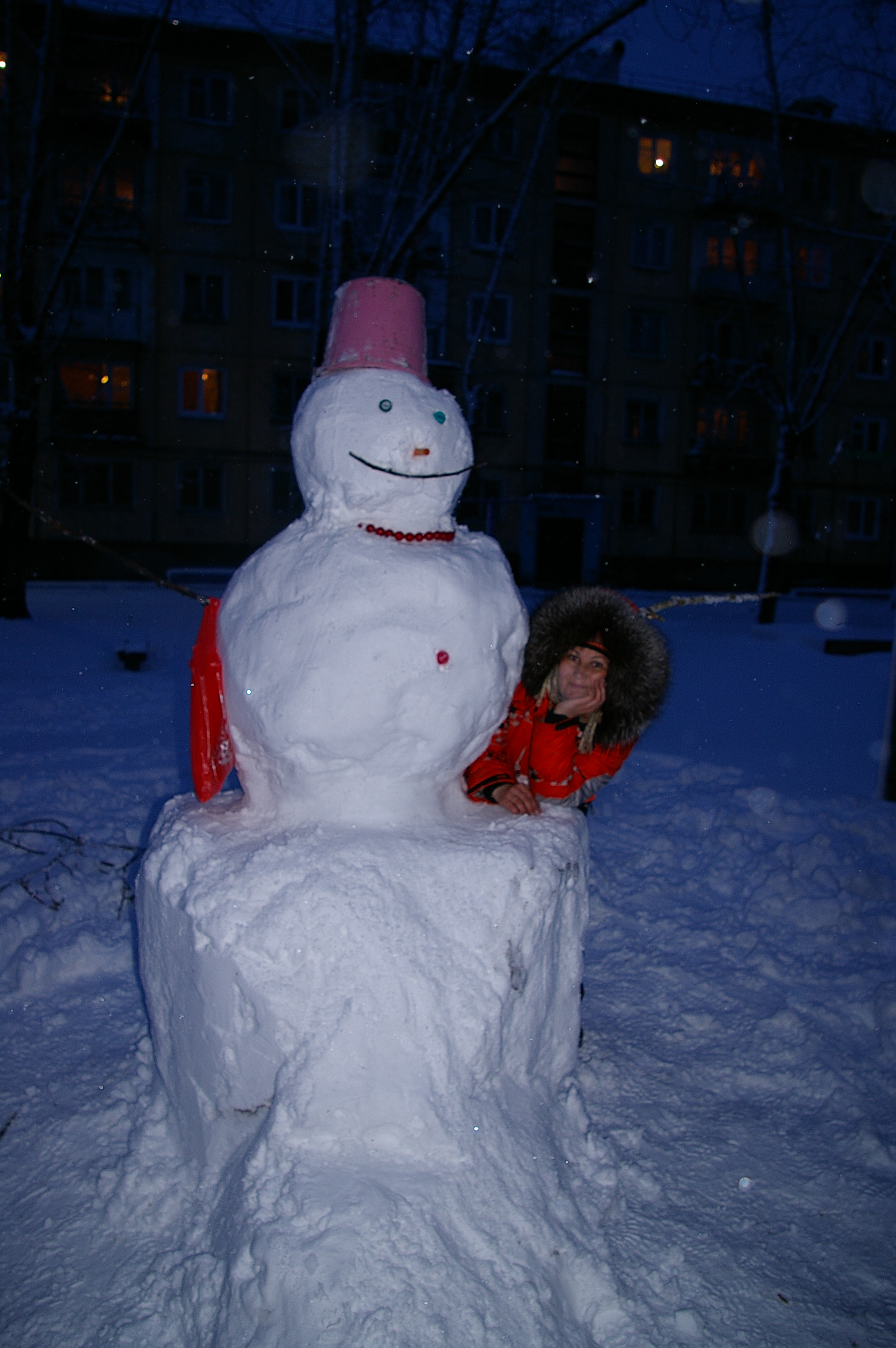 наш снеговичок