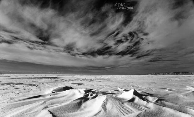 Посреди Байкала.