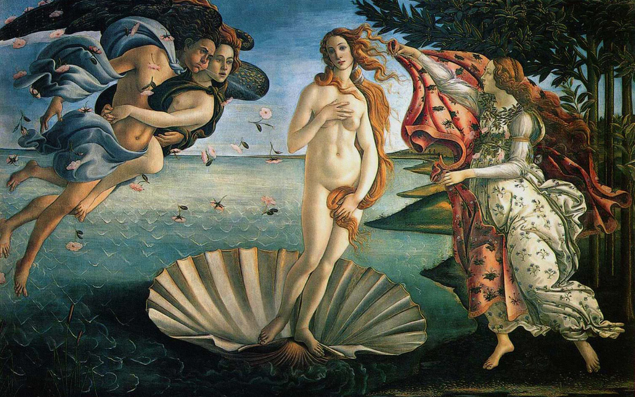 Рождение Венеры 1485 Сандро Боттичелли