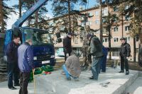 Установка памятника на прежнее место Установка памятника на прежнее место